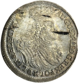 Augustus II the Strong, 6 Groschen Leipzig 1702 EPH