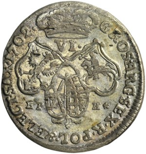 Augustus II the Strong, 6 Groschen Leipzig 1702 EPH