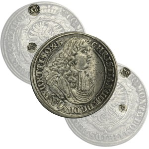 Silesia, Duchy of Oels, Christian Ulrich, 6 Kreuzer Oels 1679 FCV
