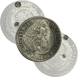 Silesia, Duchy of Oels, Christian Ulrich, 6 Kreuzer Oels 1679 FCV
