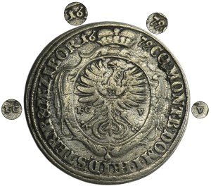 Silesia, Duchy of Oels, Christian Ulrich, 6 Kreuzer Oels 1679 FCV
