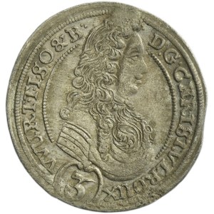 Silesia, Duchy of Oels, Christian Ulreich I, 3 Kreuzer Oels 1696 LL - UNLISTED