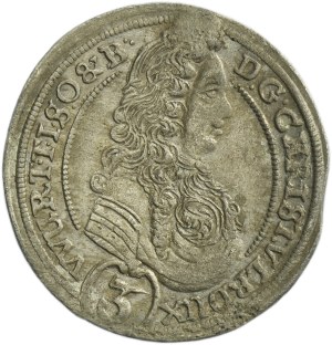Silesia, Duchy of Oels, Christian Ulreich I, 3 Kreuzer Oels 1696 LL - UNLISTED