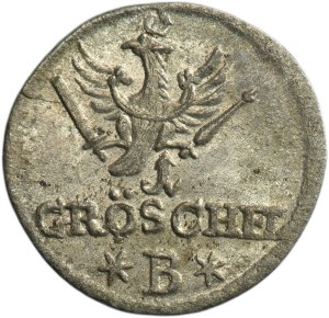 Silesia, Prussian rule, Friedrich II, 1 Gröschel Breslau 1754 B