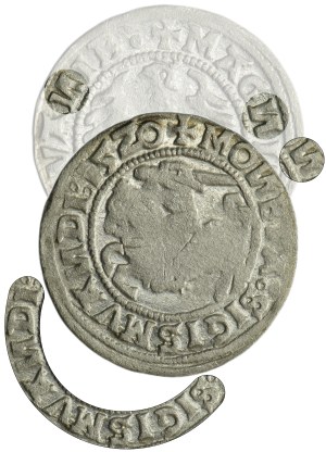 Sigismund I the Old, Halfgroat Vilnius 1520 - error SIGIMVAИDI