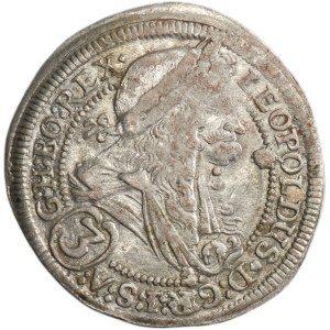 Austria, Leopold I, 3 Kreuzer Graz 1699