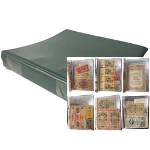 Set, mix of banknotes in binder (ca. 151 pcs.)