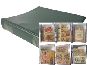 Set, mix of banknotes in binder (ca. 151 pcs.)