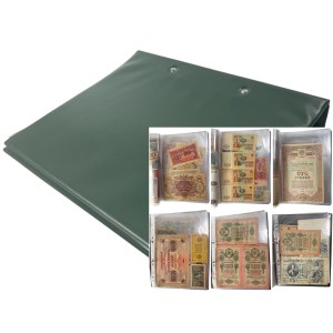 Set, mix of banknotes in binder (ca. 151 pcs.)