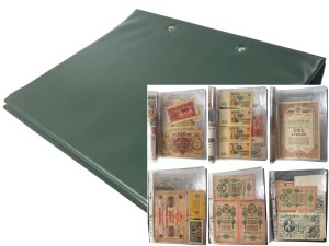 Set, mix of banknotes in binder (ca. 151 pcs.)