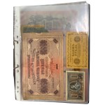 Set, mix of banknotes in binder (ca. 151 pcs.)