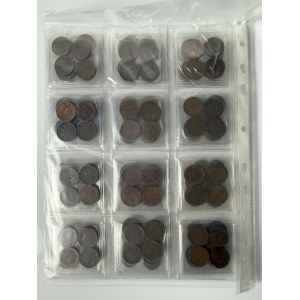 Set, Germany, 1-2 Pfennig 1950-1985 (ca. 214 pcs.)