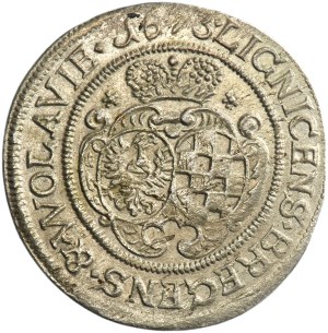 Silesia, Duchy of Liegnitz-Brieg-Wohlau, Luise von Anhalt-Dessau, 6 Kreuzer Brieg 1673 CB