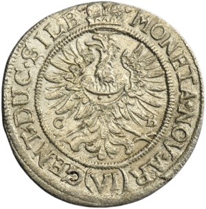 Silesia, Duchy of Liegnitz-Brieg-Wohlau, Luise von Anhalt-Dessau, 6 Kreuzer Brieg 1673 CB