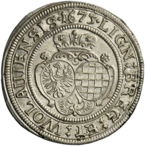 Silsia, Duchy of Liegnitz-Brieg-Wohlau, Louise von Anhalt-Dessau, 6 Kreuzer Brieg 1673
