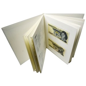 NBP album, Polish banknotes in circulation from 1975-1996 (25 pcs.)