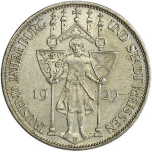 Germany, Weimar Republic, 3 Mark Muldenhütten 1929 E
