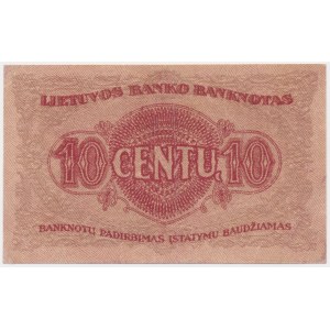 Lithuania, 10 Centu 1922