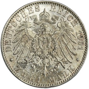 Germany, Kingdom of Prussia, Wilhelm II, 2 Mark Berlin 1901