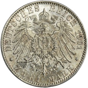 Germany, Kingdom of Prussia, Wilhelm II, 2 Mark Berlin 1901