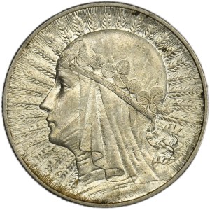Głowa Kobiety, 5 złotych Warszawa 1933