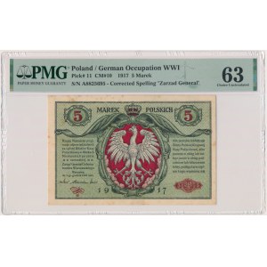 5 marek 1916 - Generał - Biletów - A - PMG 63
