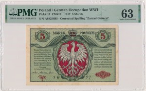 5 marek 1916 - Generał - Biletów - A - PMG 63