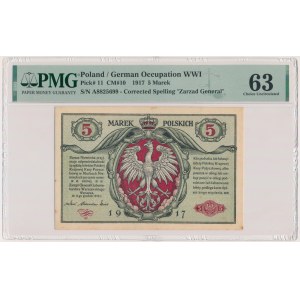5 marek 1916 - Generał - biletów - A - PMG 63