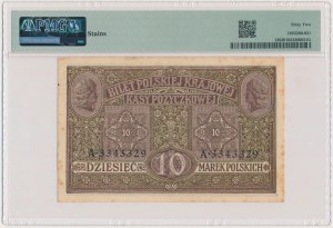 10 marek 1916 - Generał - biletów - PMG 63 - BERLIN III - BARDZO RZADKIE