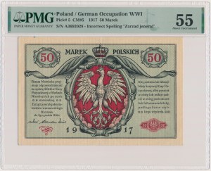50 marques 1916 - Jeneral - A - PMG 55 - SINGLE