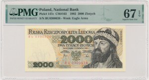 2,000 gold 1982 - BU - PMG 67 EPQ