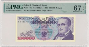100,000 PLN 1993 - R - PMG 67 EPQ