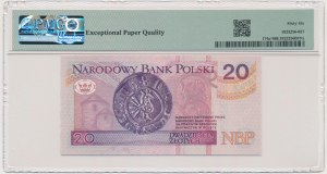 20 złotych 1994 - YB - PMG 66 EPQ - seria zastępcza