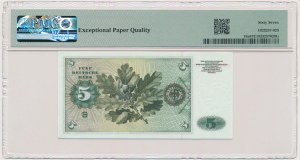Allemagne, BDR, 5 marques 1960 - PMG 67 EPQ
