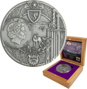 Niue, Elizabeth II, 5 Dollars Warsaw 2022 - 