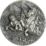 Niue, Elizabeth II, 5 Dollars Warsaw 2022 - Time of Contempt The Witcher