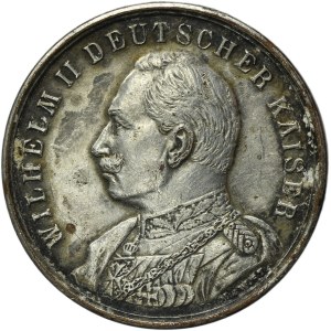 Germany, German Empire, Wilhelm II, Medal Campaign Against France, Russia, England 1914 - RARE