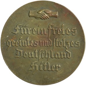 Germany, Third Reich, NSDAP Medal, For a free, united and proud Germany 1933