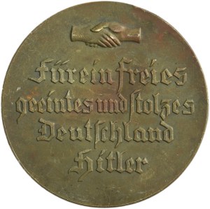Germany, Third Reich, NSDAP Medal, For a free, united and proud Germany 1933