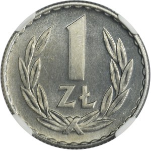 1 złoty 1949 Aluminium - NGC MS66+
