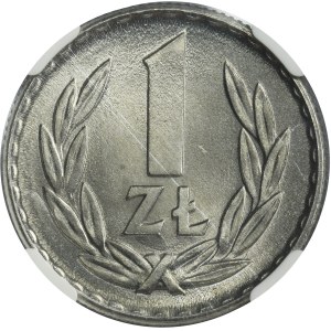 1 złoty 1966 - NGC MS67