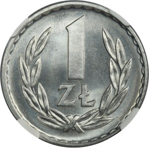 1 złoty 1970 - NGC MS66 - RZADSZY