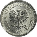 1 złoty 1987 - NGC MS68
