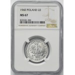 2 złote 1960 Jagody - NGC MS67