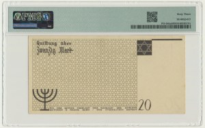 20 Mark 1940 - no. 1 without watermark - PMG 63