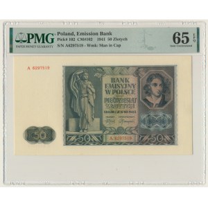 50 złotych 1941 - A - PMG 65 EPQ