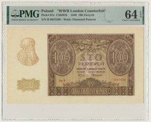 100 gold 1940 - ZWZ - B - PMG 64 EPQ