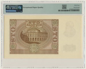 100 gold 1940 - ZWZ - B - PMG 64 EPQ