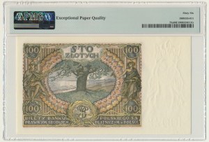 100 złotych 1934 - Ser.BP. - bez dodatkowych znw. - PMG 66 EPQ
