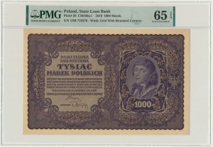 1,000 marks 1919 - I Serja DB - PMG 65 EPQ